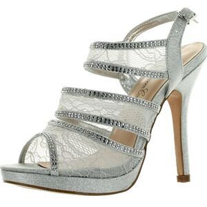 De Blossom Yael-88 Silver Womens sandals 7 NEW